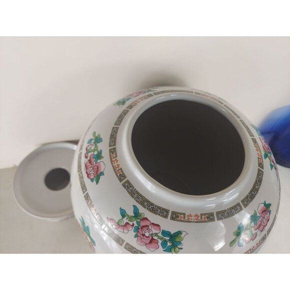 Large Indian Tree Ginger Jar Made in Spain - Picture 4 of 4